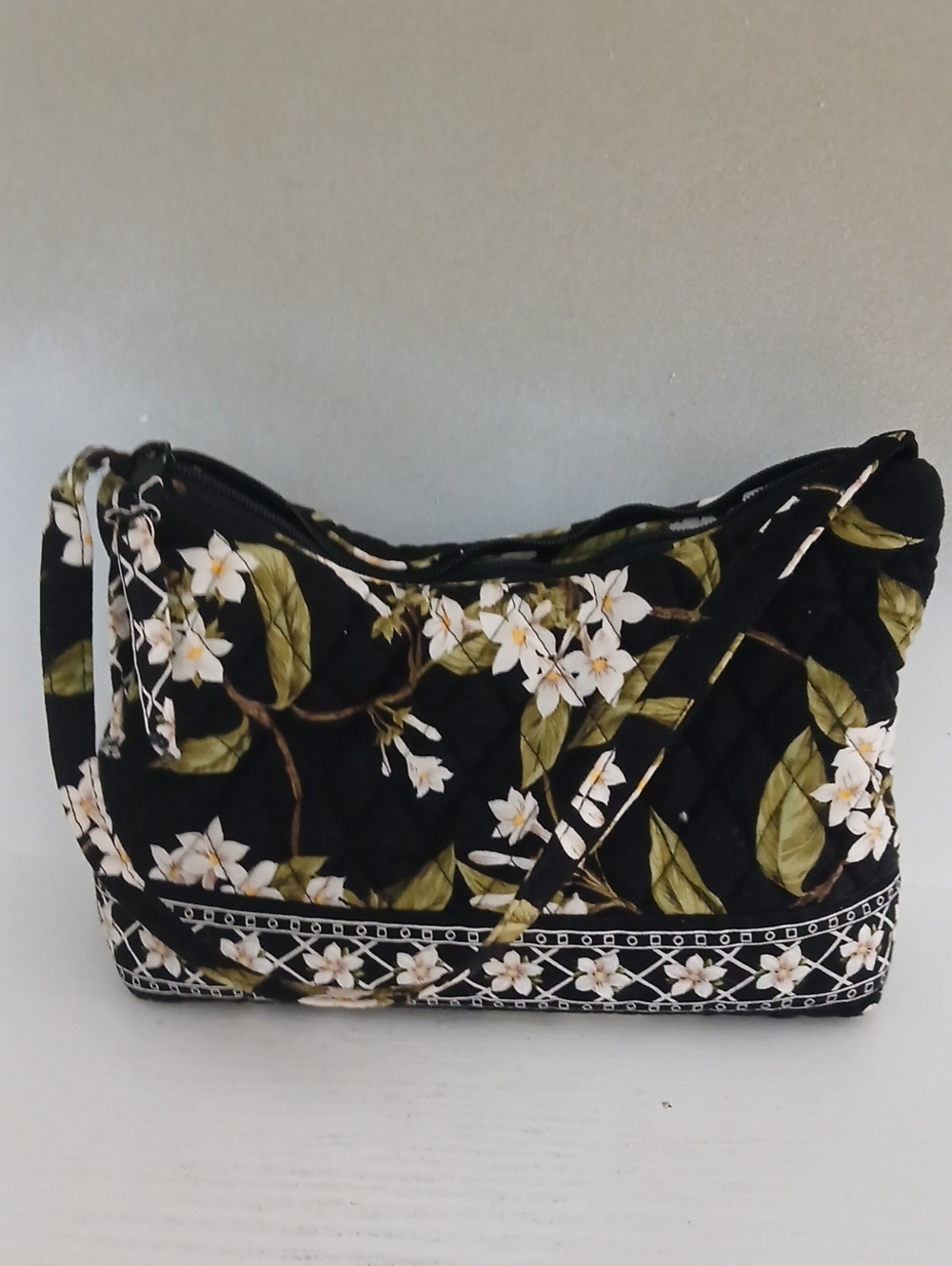 Vera Bradley Quilted Black Bag